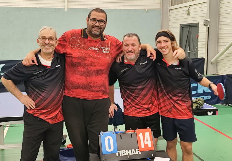 Équipe Valréas 4 victorieuse à la 5e journée du championnat